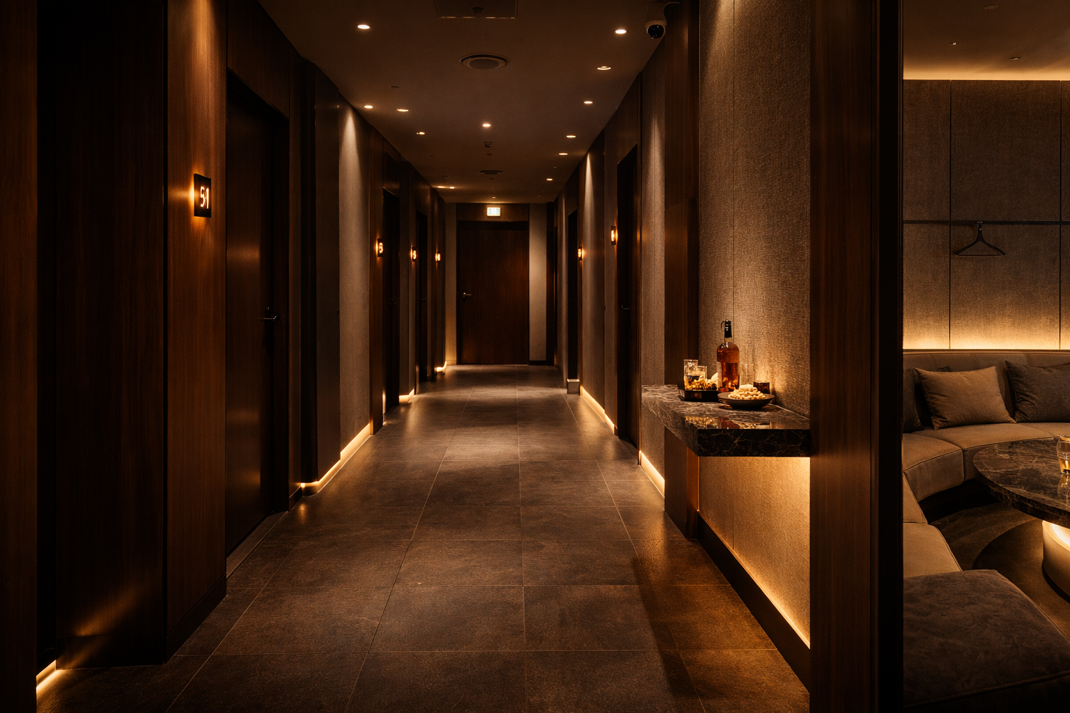 발산역 인근 프라이빗 공간 복도 이미지